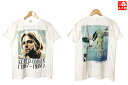 【ゆうパケット対応】カート・コバーン/Kurt Cobain 両面プリント バンド Tシャツ 半袖 サイズ:M ホワイト【新品】 新品 mellow 【あす楽対応】【古着屋mellow楽天市場店】