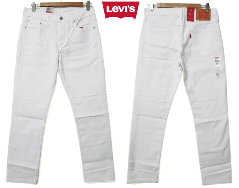 リーバイス Levi's 511 デニムパンツ スリムフィット ホワイト WHITE - BULL DENIM サイズ：W29 W30 W31 W31.5 W32.5 W34 W35 【045110407】【新品】 新品 mellow ジーンズ Slim Fit スキニー SKINNY Levis 白【smtb-m】【あす楽対応】【古着 mellow楽天市場店】