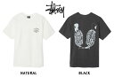 ステューシー STUSSY Tシャツ 半袖 ピグメントダイ ヒッピーガールズ HIPPIE GIRLS PIG. DYED TEE ナチュラル , ブラック S , M , L , XL 【1904078】【新品】 新品 mellow USA企画 ストリート NATURAL BLACK PIGMENT DYED 【あす楽対応】【古着 mellow楽天市場店】