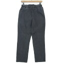 Chic ブラックデニム イージーパンツ サイズ:W27〜W34位 色落ち 【古着】 古着 【中古】 中古 mellow 【あす楽対応】【古着屋mellow楽天市場店】