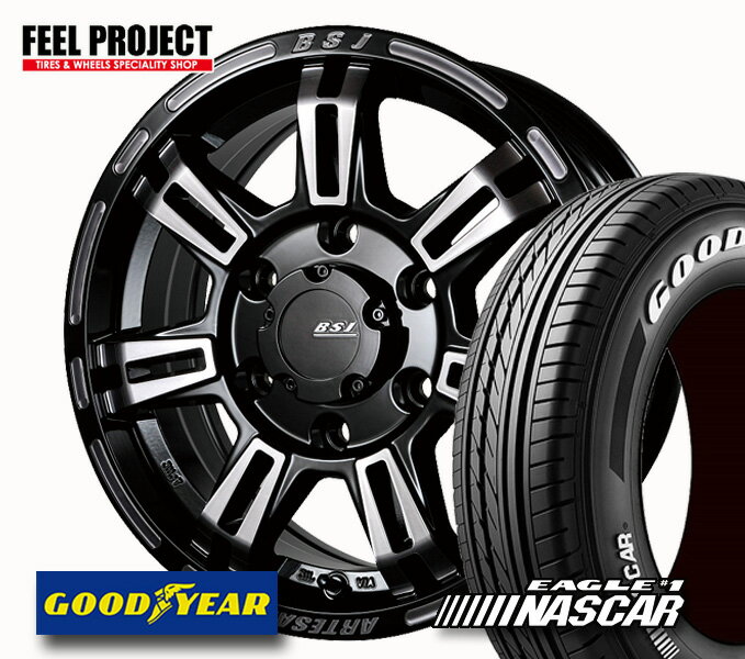 【タイヤ交換可能】★送料無料★ キャラバン E25・26系 専用 アルテサーノV ＆ EAGLE #1 NASCAR 215/65R16 109/107R 4本セット 215/65-16 ホワイトレター