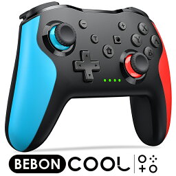 【期間限定価格+100オフ】Switch コントローラー <strong>プロコン</strong> BEBONCOOL 背面ボタン付き スイッチ コントローラー <strong>プロコン</strong>トローラー Nintendo Switch Pro 連射 3段階振動 一年保証 日本語説明書 プレゼント PC対応 <strong>switch</strong> 有機el対応 スプラトゥーン3