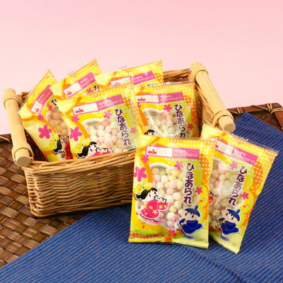 桃の節句の楽しいひなあられ天然着色料使用で安心♪★単価24円x40個入=960円(税前)★★￥1260　アリックス9g　ひなあられ　40入★【駄菓子】【ひなあられ】［12/0109］