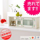 キッチン 収納 スパイスラック 調味料ラック 【送料無料】『ハンドペイントキッチンシリーズflor〔フロル〕両面引戸収納庫幅60cm』ラックスパイスラックキッチン収納k-2