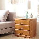 【鍵付きチェスト・3段】書類収納マルチキャビネット貴重品収納鍵付きかぎカギ衣類収納桐ソファサイドベッド書斎デスクサイド小物収納リビング収納キャスター付省スペース..