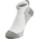 アーチサポートショートソックス(ユニセックス) ホワイト×グレー/Mサイズ ( 3F93356-WH-M / CTF10289405 )【 c3fit 】