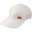 EAC1803-W フィットキャップ テニスキャップ ホワイト (ELE10577661) 【 Ellesse 】【QBI47】