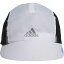 FKL53-DM8813 ランニング adizero 軽量キャップ WHT/SLVメット (ADS10627373) 【 adidas 】【QBI47】