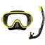RC0103-BKFY スノーケリング2点セット マスク+スノーケル RC0103 (REE10632736) 【 ReefTourer 】【QBI47】