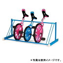 エバニュー 一輪車ラック置き式 EKD124 特殊送料【ランク:C】 【ENW】 【QCB02】