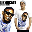 E1SYNDICATE / イーワンシンジケート 半袖Tシャツ Kendrick Lamar ケンドリック・ラマー ホワイトメンズ ファッション あす楽 アメカジ ストリート ルード スケート フォトTシャツ モノクロ 半T 限定