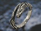 フリーサイズ ドラゴン 龍の鱗 シルバーアクセサリー メンズ シルバーリング 指輪 シルバ…...:figmart:10003241