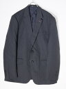 PAUL SMITH LONDONポールスミス 裏地ドット切替ピンストライプウール2Bテーラードジャケット【MJKA65053】【ブラック】【L2】【中古】【2点以上同時購入で送料無料】【DM211231】