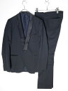 Paul Smithポールスミス メインライン ラムウールタキシードスーツ セットアップ ジャケットパンツ【MSTA67196】【ブラック】【上下 M】【中古】【2点以上同時購入で送料無料】【DM220228】