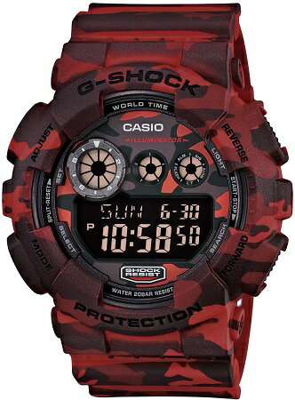 3月発売 CASIO G-SHOCK Camouflage Series迷彩レッド カモフラージュ柄★ 赤★Gショック ジーショック 4971850993377超希少!!残り僅か!!