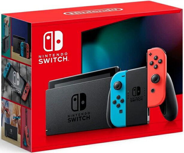 N【新品・正規品】Nintendo Switch Joy-Con(L) ネオンブルー/(R) ネオンレッド【新パッケージ版/2022年11月発売モデル】【バッテリー持続時間が長くなったモデル】任天堂 4902370550733 HAD-S-KABAH