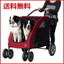 【送料無料】(耐荷重〜65kg 大型犬ビッグサイズのペットバギー)PGソフトカートBIG レッド (※北海道、沖縄、離島は送料580円)