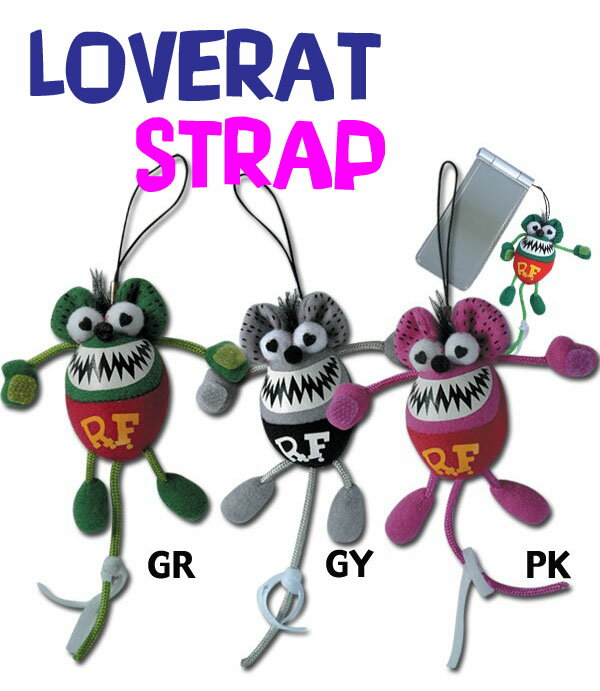 ١åȥե󥯡ߥ˥֥åȡȥåסRAT FINK MINI LOVE RATSTRAP