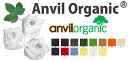 【メンズ】anvil(アンビル)5.0oz オーガニックコットンTシャツ(TOR42)/無地・半袖【0601】