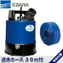 エバラ 水中ポンプ 50EZQ5.45S 100V 50Hz 50mm送水ホース30m付 荏原製作所 底水・残水排水用【在庫有り】