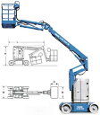 62PICA　高所作業車自走式屈伸タイプZブーム　Z-45/25(BE)