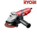 リョービ 電動ディスクグラインダー G-1030 100mm AC100V #36砥石付 補助ハンドル付