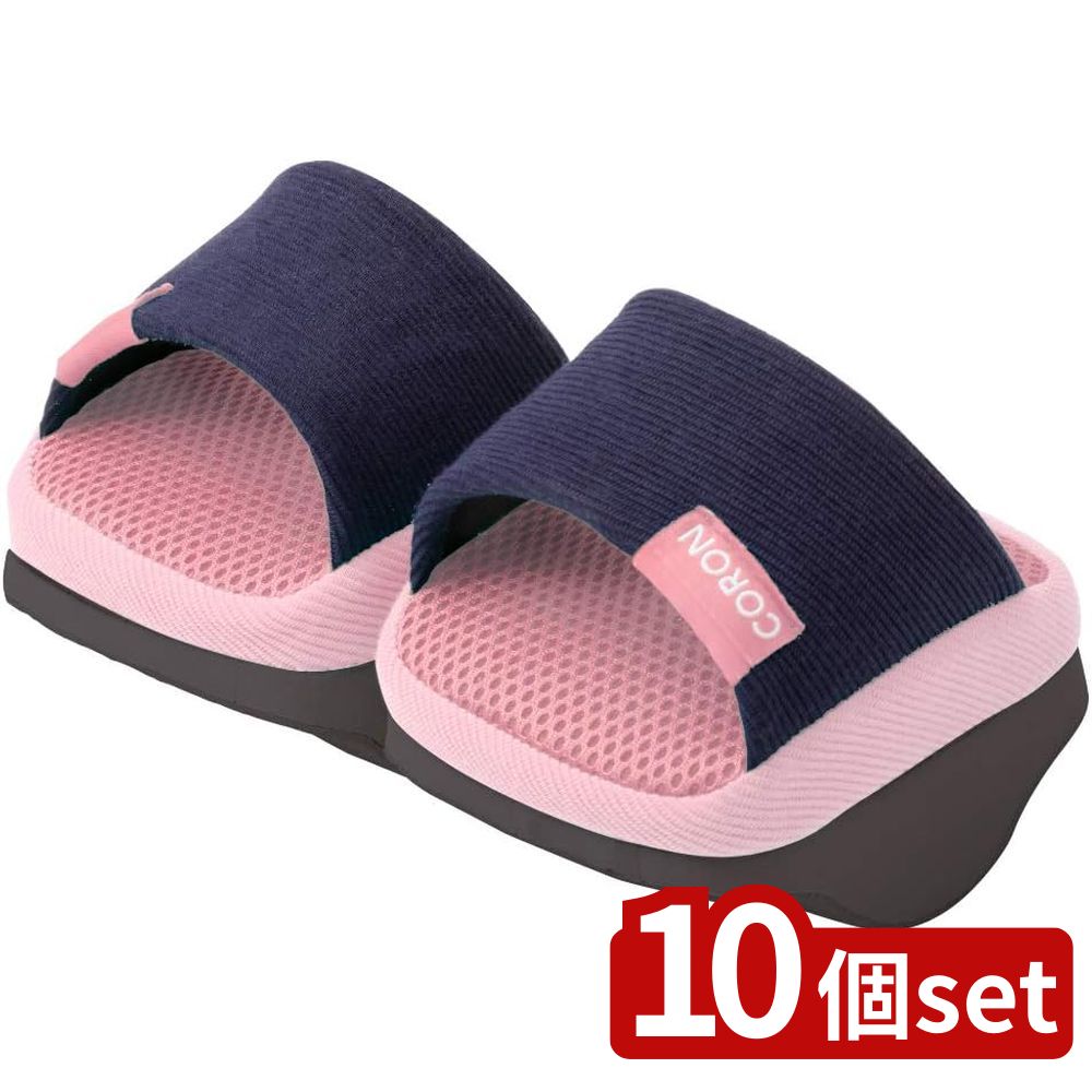 【10個セット】アルファックス ソールバランス コロン ピンク | コロン ソールバランス 体幹トレーニング 健康サンダル ダイエット スリッパ レディース おしゃれ トレーニング 健康スリッパ バランス 一本下駄 下駄 シェイプ ルームシューズ ダイエットアイテム