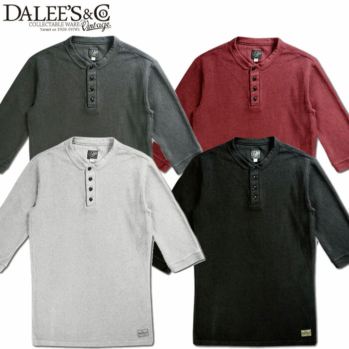 DALEE'S ダリーズ ニット Rail Nit.B RAIL ROAD KNIT レイルロードニット 6分袖 トップス メンズ アメカジ