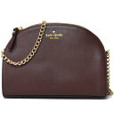 ケイトスペード バッグ katespade レザー チェーン 斜め掛け ショルダー バッグ ブラウン 5519【ブランド 新品 送料無料 誕生日 プレゼント 正規 人気 レディース 安心 保証 ギフト 10倍 OUTLET 包装 即日発送 代引無料 】