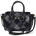 コーチ バッグ COACH スワッガー キャリーオール キルト パッチワーク レザー 2WAY サッチェル ショルダーバッグ ガンメタル 55666 【ブランド 新品 送料無料 誕生日 プレゼント 正規 セール SALE ギフト 10倍 OUTLET 包装 即日発送】