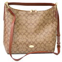 コーチ バッグ COACH ペイトン シグネチャー 2WAY ショルダー バッグ サドル 34910 【ブランド 新品 送料無料 誕生日 プレゼント 正規 激安 レディース セール SALE ギフト 10倍 OUTLET 包装 即日発送 代引無料 日本未発売 通販】