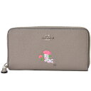コーチ 長財布 COACH ベースマン コラボ レザーアコーディオンジップ ラウンド ファスナー 長財布 フォグ 57390【ブランド 新品 送料無料 誕生日 プレゼント 正規 激安 レディース セール SALE ギフト 】