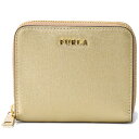 フルラ コンパクト財布 FURLA レザー バビロン ジップ アラウンド コンパクト 財布 ゴールド 922598【ブランド 新品 送料無料 誕生日 記念日 お祝い プレゼント 正規 人気 レディース 安心 保証 ギフト 10倍 OUTLET 包装 即日発送 代引無料】