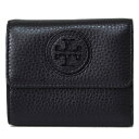 トリーバーチ 財布 TORY BURCH マリオン レザー ミニ 三つ折り財布 ブラック 37064【ブランド 新品 送料無料 誕生日 記念日 お祝い プレゼント 正規 激安 レディース セール SALE 包装 即日発送 代引無料 通販】
