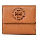 トリーバーチ 財布 TORY BURCH マリオン レザー ミニ 三つ折り財布 ブラウン 37064【ブランド 新品 送料無料 誕生日 記念日 お祝い プレゼント 正規 激安 レディース セール SALE 包装 即日発送 代引無料 通販】