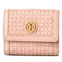 トリーバーチ 財布 TORY BURCH エンボスド レザー 三つ折り ミディアム財布 ライトピンク 34031【ブランド 新品 送料無料 誕生日 記念日 お祝い プレゼント 正規 激安 レディース セール SALE 包装 即日発送 代引無料 通販】