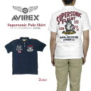 ¡Ú10%OFF!¡ÛAVIREX ¥¢¥Ó¥ì¥Ã¥¯¥¹ 6183368 SUPERSONIC POLO SHIRT ¥¹¡¼¥Ñ¡¼¥½¥Ë¥Ã¥¯ ¥Ý¥í¥·¥ã¥Ä Ⱦµ ¥¢¥ô¥£¥ì¥Ã¥¯¥¹