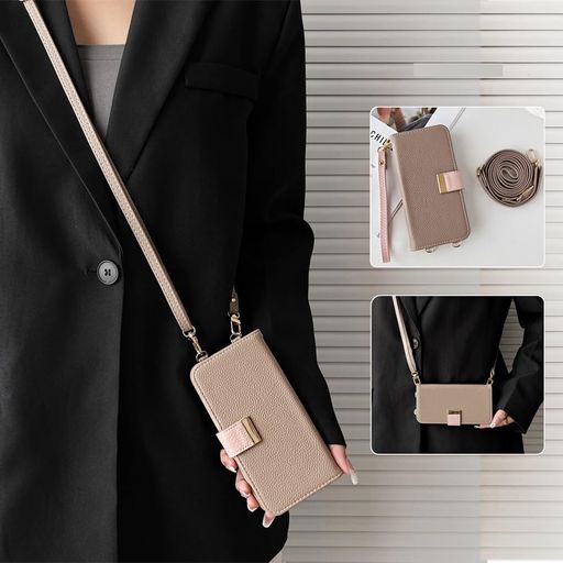 iphone8Plusケース手帳型おしゃれショルダーバイカラーiphone7Plusケースかわいいストラップ人気iphone8プラスレトロシンプル上品iphone7プラスエレガントレディース手作