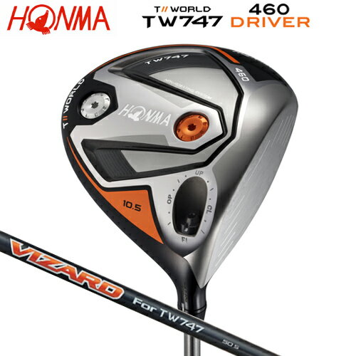 {ԃSt(z}) cA[[h TW747 460 hCo[ BU[h TW747 50 J[{Vtg [HONMA TW747 460 DRIVER VIZARD for TW747 50 CARBON SHAFT]