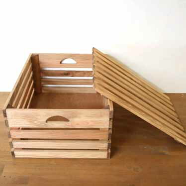 フタ付きボックス 木箱 収納 ふた付き 蓋付 ボックス 木製収納ボックス ウッドボックス 野菜 ベジ...:fiscu:10000069