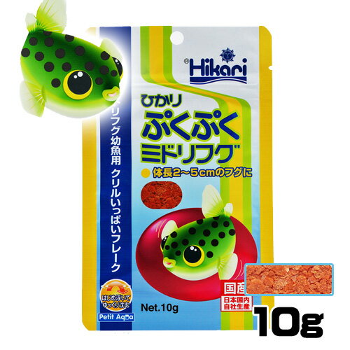 キョーリン　ひかりぷくぷくミドリフグ　10g【餌 えさ エサ】【観賞魚　餌やり】【水槽/熱…...:fish-neos:10092762