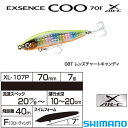 シマノ エクスセンス クー 70F X AR-C XL-107P (シーバスルアー)