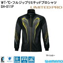 シマノ WT-℃ フルジップ リミテッドプロ シャツ TFイエロー SH-011P (フィッシングウ...