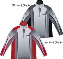 釣武者 スタイリードライシャツRE M〜XXL レッド/ホワ...