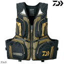 ダイワ トーナメントバリアテックサイバーフロート ブラック DF-3007T M~XL (ライフジャケット)