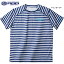 リバレイ RBB COOL Tシャツ2 NO.8807 マリンボーダー M〜3L (接触冷感 Tシャツ)