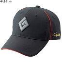 がまかつ フィッシングキャップ (6方) ブラック/レッド GM-9849 (フィッシングキャップ 帽子)