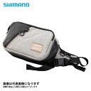 【シマノ】ヒップバッグ WB-021Q メランジベージュ S...