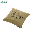 LOGOS Tシャツコラボ クッションカバー プラス COFFEE 杢グレー 36934719 ロゴス アウトドア 用品 キャンプ 道具