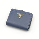 【9月18日-23日★クーポン発行中】プラダ PRADA 小銭入れ・コインケース SAF.METダイL字小銭+カード/BLUETTE 1ML025-QWAダイ ギフトラッピング無料 ラッキーシール対応
